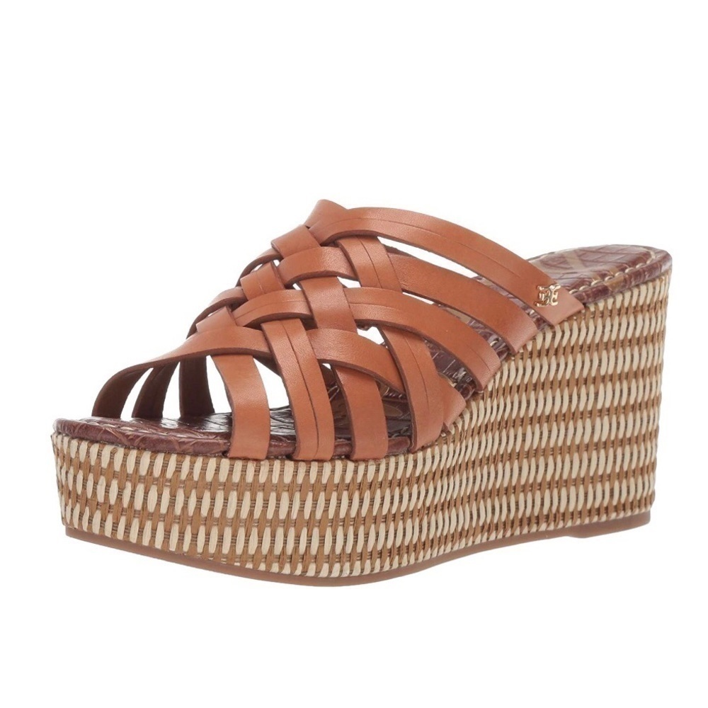 NWOB Sam Edelman Devon Wedge Slide Sandals - Picture 2 of 11
